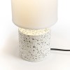 RENDL Tischlampe CAMINO Tischleuchte mit Leuchtenschirm weiß teraso Dekor 230V LED E27 15W R13294 4