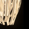 RENDL Hängeleuchte ZALA Pendelleuchte weiße PVC/schwarz 230V LED E27 11W R13315 4