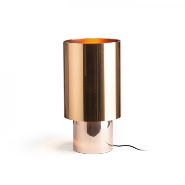 RENDL lámpara de mesa AMERICANO lámpara de mesa hoja de cobre cobre 230V E27 28W R13322 2