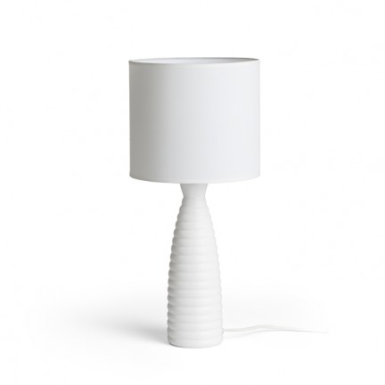 RENDL lámpara de mesa LAURA lámpara de mesa blanco 230V E27 28W R13323 1