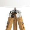 RENDL lampenkappen ALVIS voetstuk voor staande lamp bamboe/chroom 230V LED E27 15W R13340 4