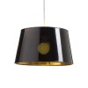 RENDL Lampenschirme und Zubehör RIDICK Lampenschirm schwarzglänzend Goldene Folie max. 20W R13344 2