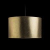 RENDL hanglamp EL DORADO 43 ophangbare lamp goudgeel Chroomfolie 230V E27 28W R13359 6