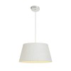 RENDL lámpara colgante BUCKY 40 colgante blanco/gris metal 230V LED E27 15W R13360 6