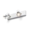 RENDL spotlight TRICA II væglampe hvid 230V GU10 2x25W R13373 1