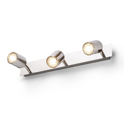 RENDL spot DUBLIN III montage en surface chrome 230V GU10 3x9W IP44 R13379 1