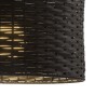 RENDL lámpara colgante FIATLUX 41/24 colgante negro bambú 230V LED E27 15W R13398 8