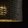 RENDL lámpara colgante FIATLUX 41/24 colgante negro bambú 230V LED E27 15W R13398 4