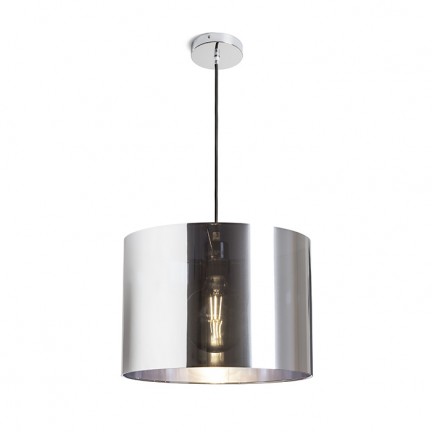 RENDL Hängeleuchte FANCY 35/25 Pendelleuchte Chromfolie 230V LED E27 15W R13418 1