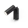 RENDL spot lámpa TAPIO I SQ fali lámpa fekete 230V LED 4.5W 3000K R13423 4