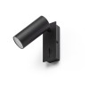 RENDL Spotlight TAPIO I SQ wandlamp zwart 230V LED 4.5W 3000K R13423 3