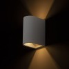 RENDL стенна лампа BODIE nástěnná sádrová 230V LED 2x3W 3000K R13433 3