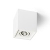RENDL surface mounted lamp COLES SQ ceiling plaster 230V LED GU10 15W R13438 3