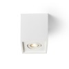 RENDL surface mounted lamp COLES SQ ceiling plaster 230V LED GU10 15W R13438 2