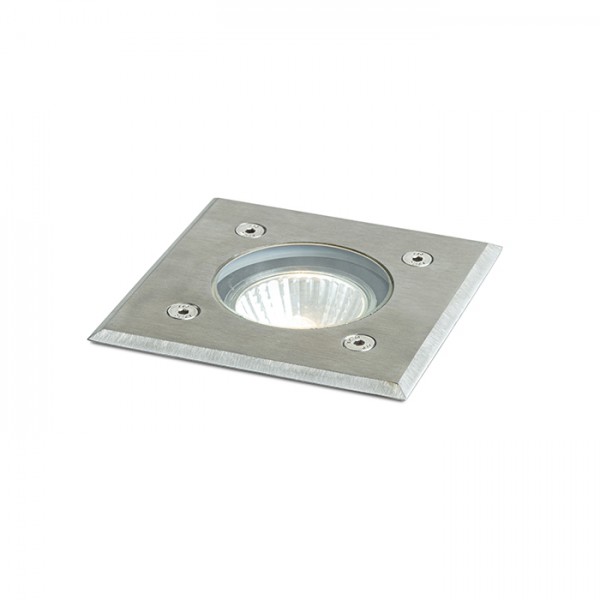 RENDL udendørslampe ORBU SQ 10 indbygget rustfrit stål 230V LED GU10 15W IP67 R13439 1