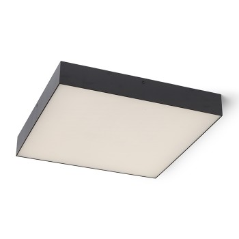 RENDL pinta-asennettu valaisin LARISA SQ 40 katto musta 230V LED 50W 3000K R13490 3