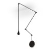 RENDL shades, shade bases, pendent sets SPIDER I pendant set black 230V LED E27 15W R13492 1