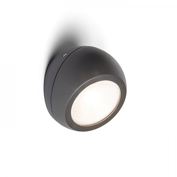 RENDL outdoor lamp SIV surface mounted anthracite grey 230V LED 6W 120° IP54 3000K R13502 1