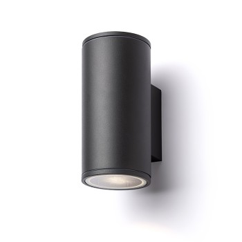RENDL ulkotilan valaisin LIZZI II seinä tummanharmaa 230V GU10 2x35W IP54 R13509 4
