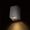 RENDL buiten lamp SELMA wandlamp zilvergrijs 230V GU10 35W IP54 R13514 3
