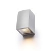 RENDL buiten lamp SELMA wandlamp zilvergrijs 230V GU10 35W IP54 R13514 1