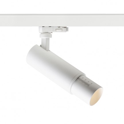 RENDL 3-vaiheiset kiskot ZUMA HIMM 3-vaihekiskolle valkoinen 230V LED 20W 10 50° 3000K R13529 1