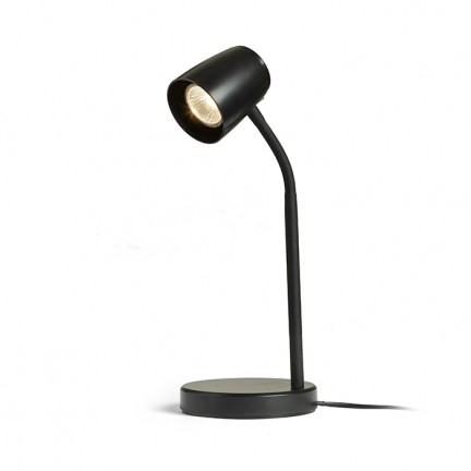 RENDL lampe de table JOLI table noir 230V LED GU10 10W R13558 2