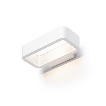 RENDL buiten lamp TAPA wandlamp wit 230V LED 6W IP54 3000K R13562 1