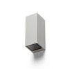 RENDL Vanjska svjetiljka DESMOND II zidna srebrno siva 230V GU10 2x35W IP44 R13610 2