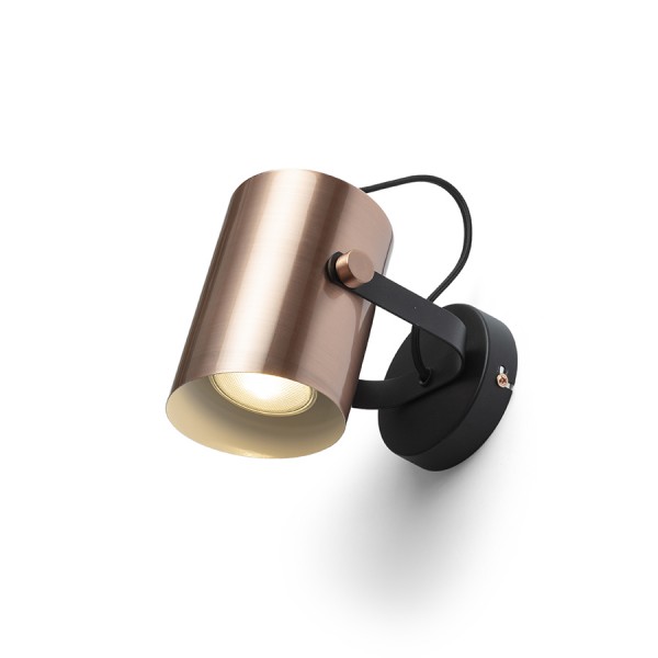RENDL spotlight HAREN surface mounted copper/black 230V LED E27 15W R13612 1