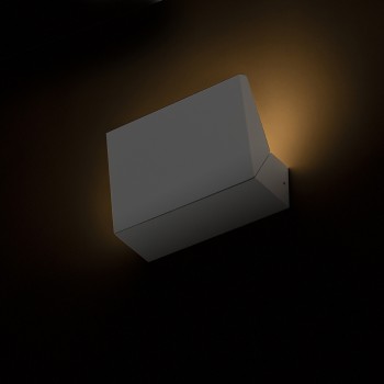 RENDL ulkotilan valaisin TWIST seinä valkoinen 230V LED 12W IP65 3000K R13615 7