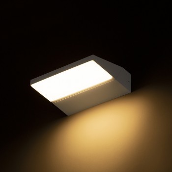 RENDL ulkotilan valaisin TWIST seinä valkoinen 230V LED 12W IP65 3000K R13615 16