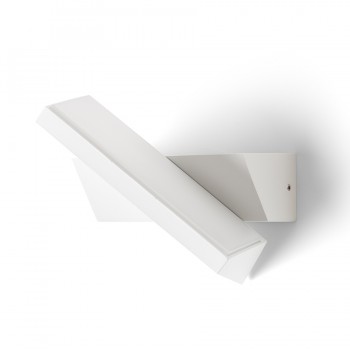 RENDL ulkotilan valaisin TWIST seinä valkoinen 230V LED 12W IP65 3000K R13615 2