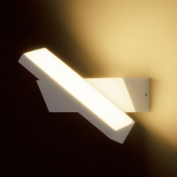 RENDL ulkotilan valaisin TWIST seinä valkoinen 230V LED 12W IP65 3000K R13615 9