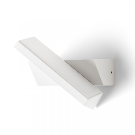 RENDL Aussenleuchte TWIST Wandleuchte weiß 230V LED 12W IP65 3000K R13615 1
