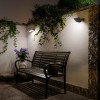 RENDL outdoor lamp TWIST wall anthracite grey 230V LED 12W IP65 3000K R13616 2