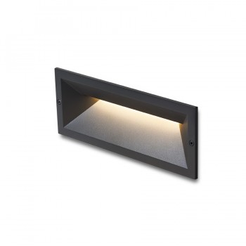 RENDL Vanjska svjetiljka RAGG ugradbena crna 230V LED 12W IP65 3000K R13621 4