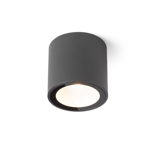 RENDL kültéri lámpa SENZA R mennyezeti lámpa antracitszürke tiszta üveg 230V LED 6W IP65 3000K R13623 1