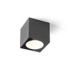 RENDL външна лампа SENZA SQ stropní antracitová čiré sklo 230V LED 6W IP65 3000K R13625 2