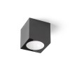 RENDL venkovní světlo SENZA SQ stropní antracitová čiré sklo 230V LED 6W IP65 3000K R13625 2