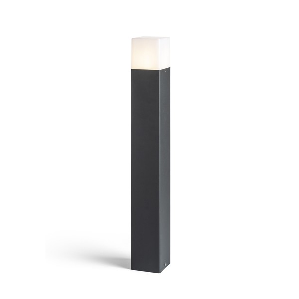 RENDL outdoor lamp CLYDE 60 bollard anthracite grey 230V E27 28W IP44 R13638 1
