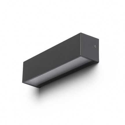 RENDL външна лампа CAMARGUE nástěnná antracitová satinované sklo 230V LED 6W IP65 3000K R13641 1