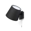 RENDL wandlamp SELENA wandlamp zwart 230V LED E27 11W R13651 3