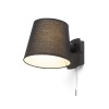 RENDL lampa de perete SELENA de perete negru 230V LED E27 11W R13651 2