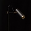 RENDL lampadaire VARIA lampadaire noir laiton 230V LED GU10 9W R13660 3