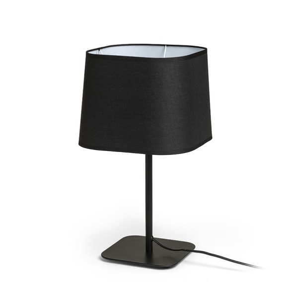 PERTH asztali lámpa fekete/fekete  230V E27 15W