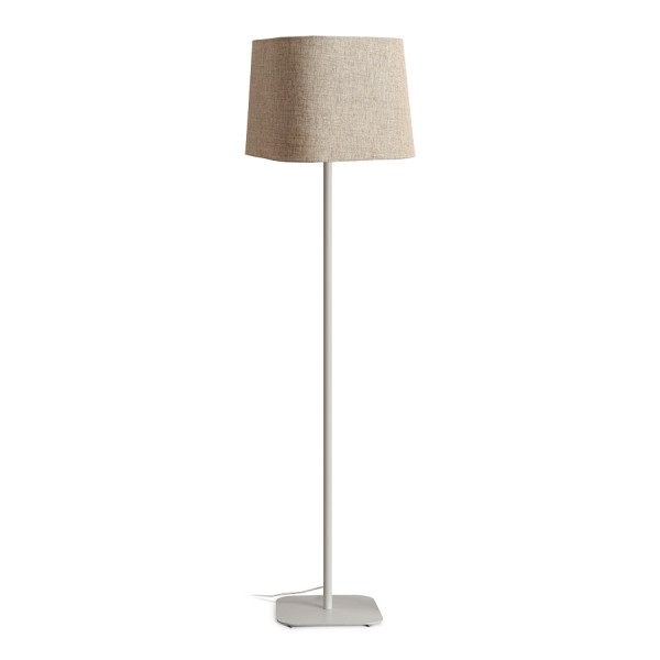 RENDL lámpara de pie PERTH suelo beige/blanco 230V E27 20W R13665 1