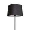 RENDL lámpara de pie PERTH suelo negro/negro 230V LED E27 15W R13666 2