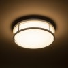 RENDL felületre szerelhető lámpatest GRANDE LED 25 mennyezeti lámpa opál üveg/króm 230V LED 12W IP44 3000K R13676 3