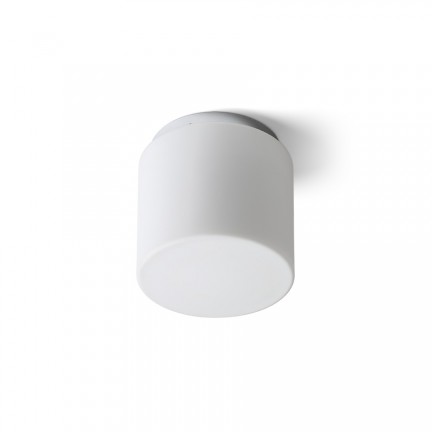 RENDL surface mounted lamp ARANA R 17 ceiling opal-colored glass/chrome 230V E27 15W IP44 R13682 1